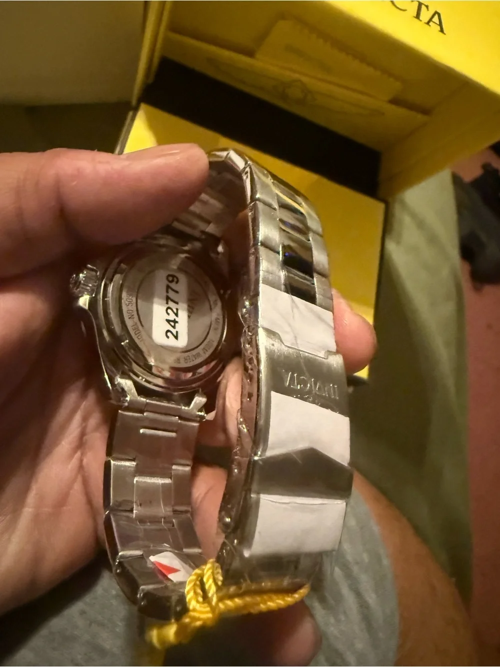 Invicta Two-Tone Teal and Pink Gradient Dial Stainless Steel Diver Watch